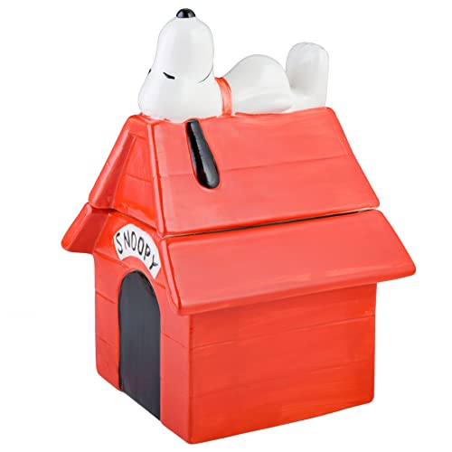 Peanuts Classic Snoopy Doghouse 11.2' Cookie Jar