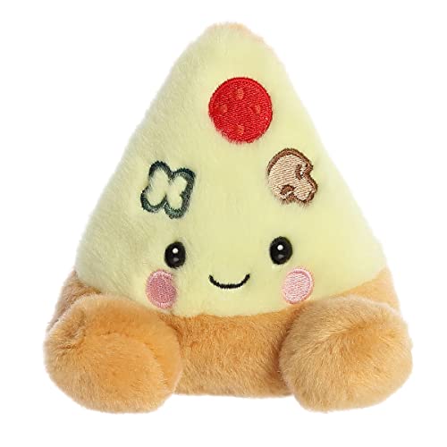 Aurora® Adorable Palm Pals™ Peppa Pizza Slice™ Stuffed Animal - Pocket-Sized Fun - On-The-Go Play - Brown 5 Inches