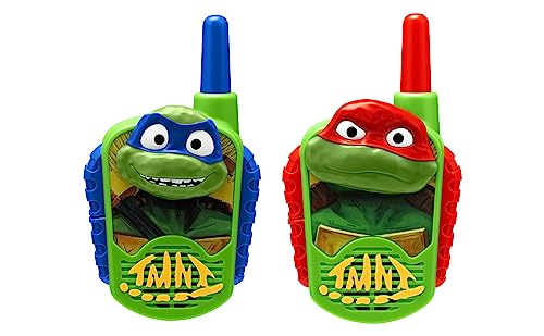 eKids Teenage Mutant Ninja Turtles Toy Walkie Talkies for Kids, Static Free Indoor and Outdoor Toys for Boys, Designed for Fans of Ninja Turtles Toys