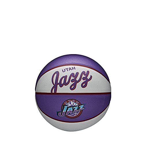 WILSON NBA Team Retro Mini Basketball - Utah Jazz