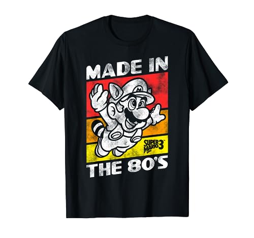 Nintendo Super Mario 3 Made In The 80's Retro T-Shirt T-Shirt