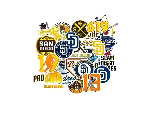 29 PCS of American Baseball Stickers for Water Bottle, Laptop, Bicycle, Computer, Motorcycle, Travel Case, Car Decal Decoration Sticker