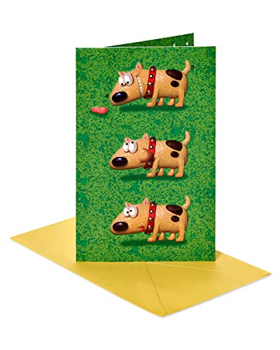 American Greetings Funny Birthday Card (Dog with Bubble Gum)