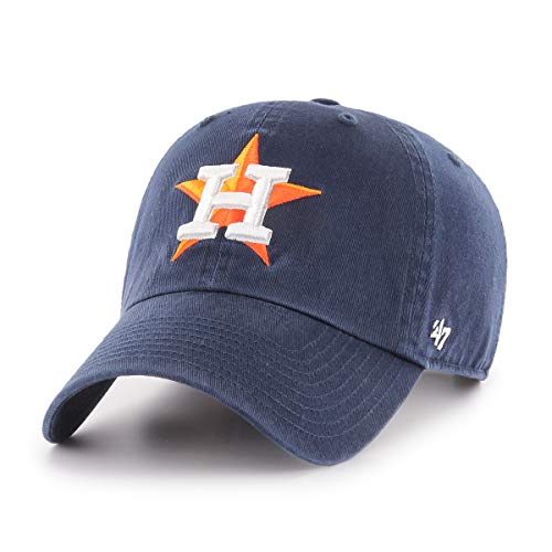 MLB Houston Astros '47 Brand Clean Up Adjustable Hat, One Size