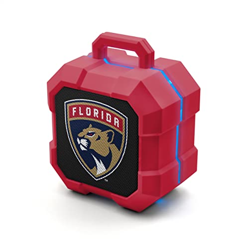 NHL Florida Panthers ShockBox LED Wireless Bluetooth Speaker, Team Color