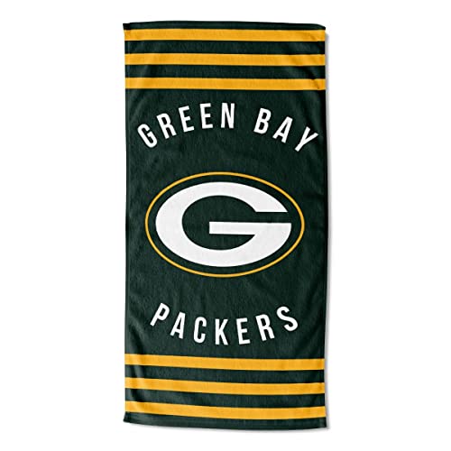 Northwest NFL Green Bay Packers Unisex-Adult Beach Towel, 30' x 60', Stripes