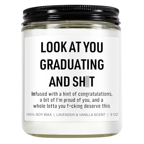 Younift Funny Grad Candle, Graduation Gifts for Women, College Graduation Gifts, High School, Masters Degree Graduation Gifts, Phd, Nurse Graduation Gifts, 2024 Graduation Gifts for Him, Her