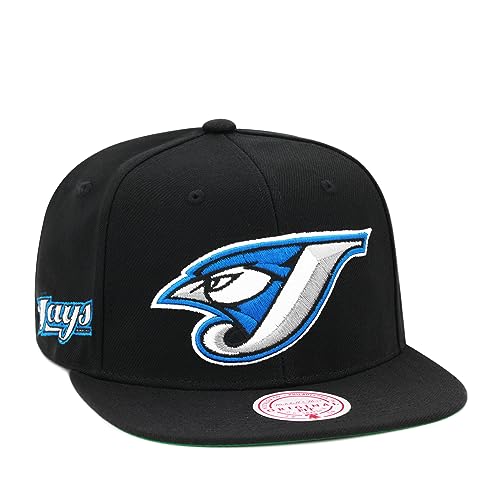 Mitchell & Ness Toronto Blue Jays Cooperstown MLB Evergreen Snapback Hat Cap - Black