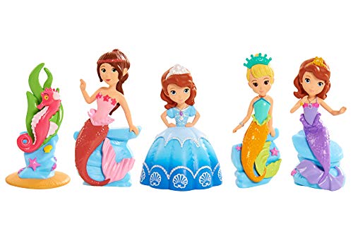 Just Play: Sofia The First Royal Friends Figure Set, Mermaid, Includes 5 Figures all in 1 Set, Officially Licensed Kids Toys, For Ages 3 Up