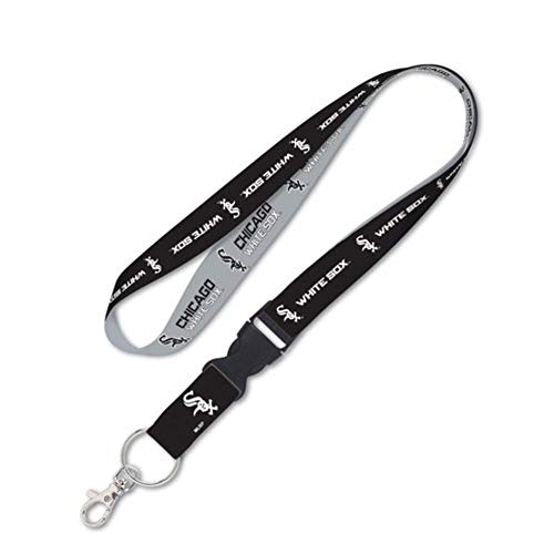 Wincraft MLB Chicago White Sox Lanyard with Detachable Buckle, 3/4'