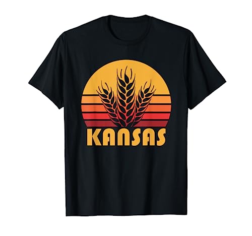 Retro Kansas Wheat Shirt, Vintage Grain Farming Tee Gift