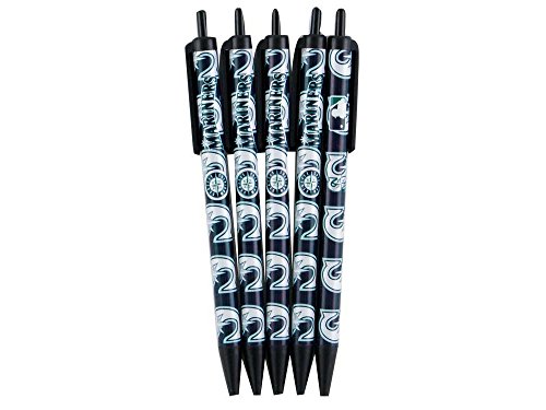 MLB Seattle Mariners 5-Pack Click Pens