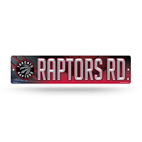 Rico Industries NBA Toronto Raptors 16-Inch Plastic Street Sign Décor