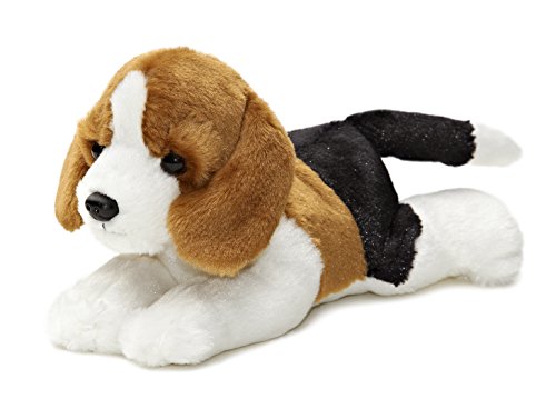 Aurora® Adorable Mini Flopsie™ Homer™ Stuffed Animal - Playful Ease - Timeless Companions - Brown 8 Inches