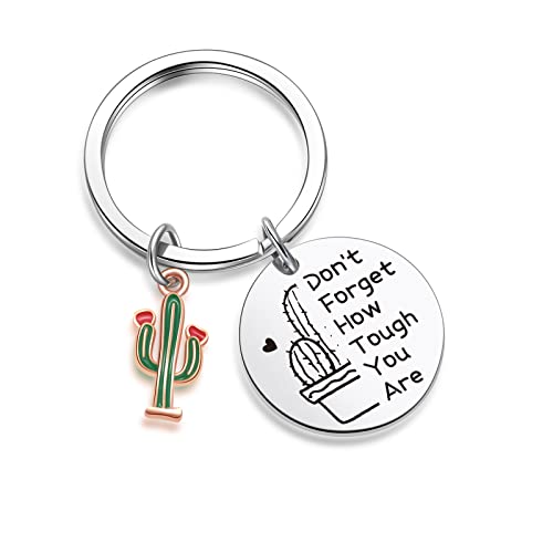 ZNOSVEI Cactus Keychain Encouragement Keychain For Women Cactus Decor Keychain, Cactus Keychain, Standard