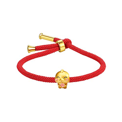 MONIYA Adjustable Red String Bracelet Chinese Zodiac Animal Sign 2023 New Year Lucky Rabbit Bracelet for Women (Rooster Bracelet)