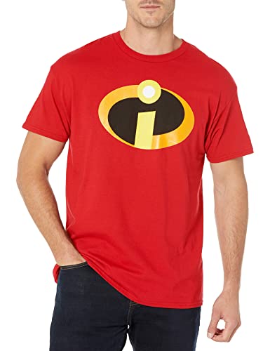 Disney unisex adult The Incredibles T-shirt T Shirt, Red, 3X US