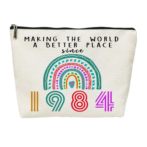 SIUNY 40th Birthday Gifts for Women, 40 Year Old Birthday Gifts Cosmetic Bags, Funny 40th Birthday Gift for Her Makeup Bag, Gift for 40th Birthday Party