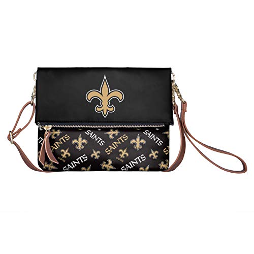 FOCO New Orleans Saints NFL Printed Collection Foldover Tote Bag