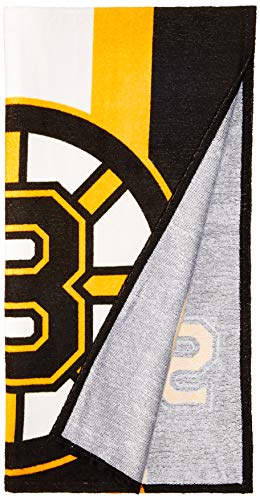 Northwest NHL Boston Bruins Beach Towel, 30' x 60', Zone Read