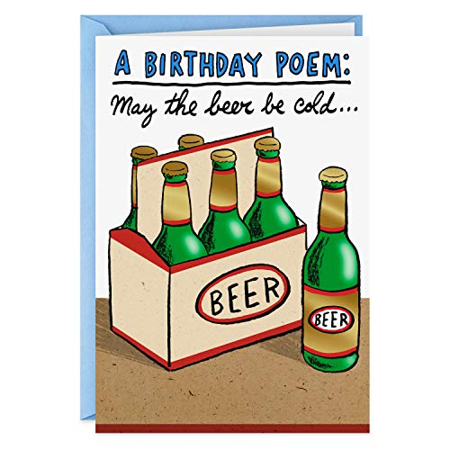 Hallmark Shoebox Funny Birthday Card (Cold Beers)