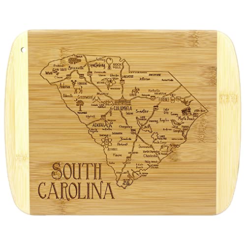 Totally Bamboo A Slice of Life South Carolina State Serving and Cutting Board, 11' x 8.75'