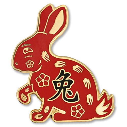 PinMart Chinese Zodiac Year of The Rabbit New Year Enamel Lapel Pin