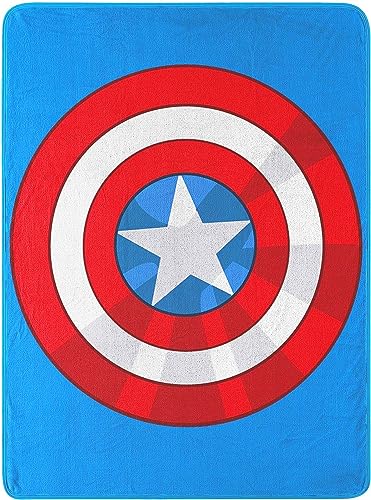 Northwest Avengers Micro Raschel Throw Blanket, 46' x 60', The Shield