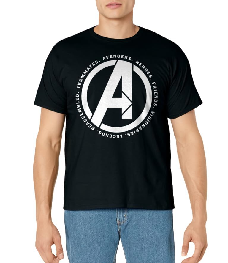 Marvel Avengers: Endgame Logo Heroes and Legends T-Shirt T-Shirt