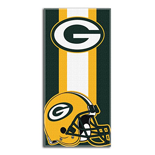 Northwest NFL Green Bay Packers Unisex-Adult Beach Towel, Cotton, 30' x 60', Zone Read