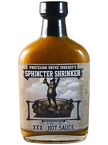 Professor Payne Indeass Sphincter Shrinker XXX Hot Sauce, 5.7 fl oz