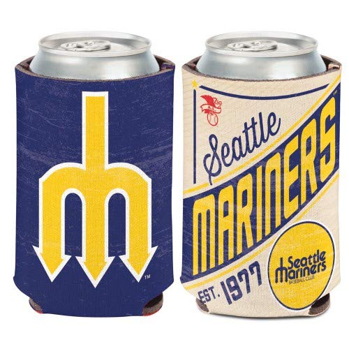 WinCraft Seattle Mariners Can Cooler Vintage Design