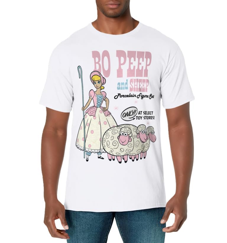 Disney Pixar Toy Story 4 Bo Peep and Sheep Advertisement T-Shirt