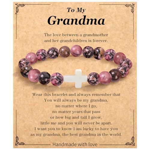 Christian Mothers Day Gifts for Women, Graduation Gifts Baptism First Communion Confirmation Gifts for Girls Her Teen, Religious Cross Bracelet Gifts for Mom/Daughter/Friend/Sister/Grandma/Granddaughter/Niece, Inspirational Birthday Gifts Jesus Faith
