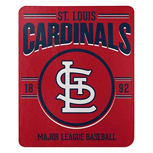 Northwest MLB St. Louis Cardinals 50x60 Fleece Southpaw DesignBlanket, Team Colors, One Size (1MLB031030027RET)