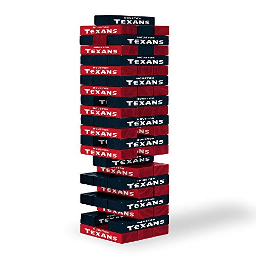 Wild Sports NFL Houston Texans Table Top Stackers 3' x 1' x .5', Team Color