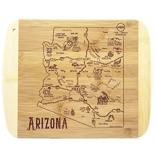 Totally Bamboo A Slice of Life Arizona State Serving and Cutting Board, 11' x 8.75'
