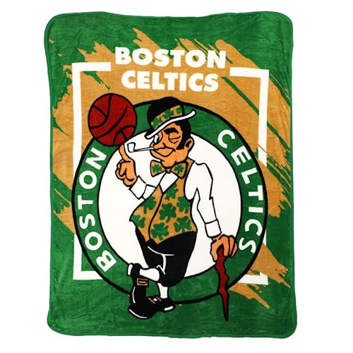 Northwest NBA Boston Celtics Micro Raschel Throw Blanket, 46' x 60', Dimensional