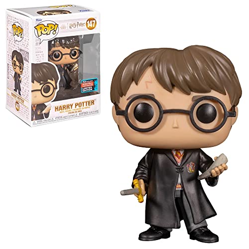 POP Funko Harry Potter with Basilisk Fang and Sword Edition Slip Box Include 3.75 in, Multicolor