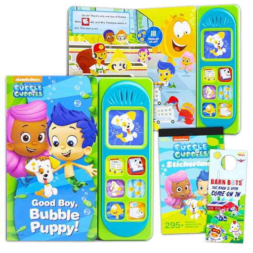Croude Nickelodeon Bubble Guppies Activity Book Bundle - Bubble Guppies Sound Book with Bubble Guppies Tattoos (Bubble Guppies Toys for Toddlers)