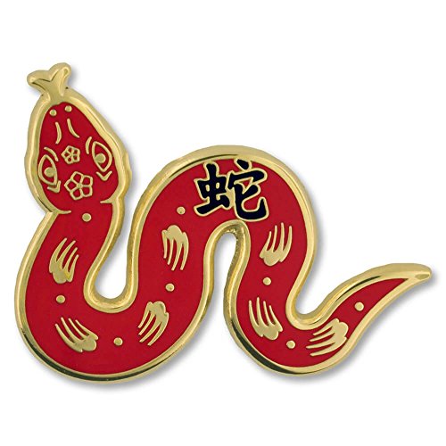 PinMart Chinese Zodiac Year of The Snake New Year Enamel Lapel Pin