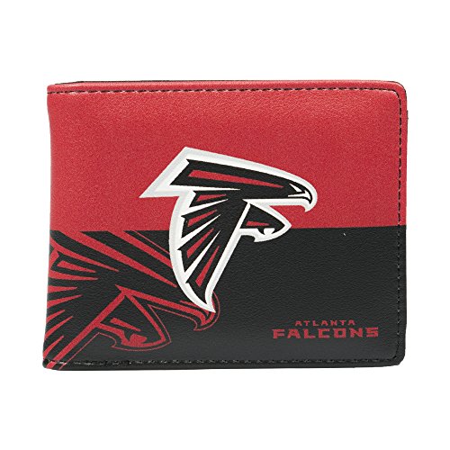 Littlearth unisex-adult NFL Atlanta Falcons Bi-fold Wallet, Team Color, 4” x 5' x 1” (300903-FALC)