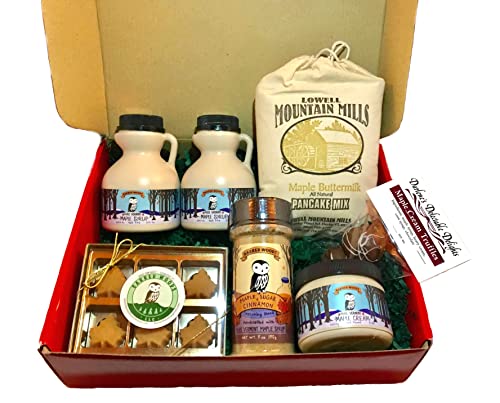 Deluxe Vermont Maple Syrup Gift Box - From Barred Woods Maple Products