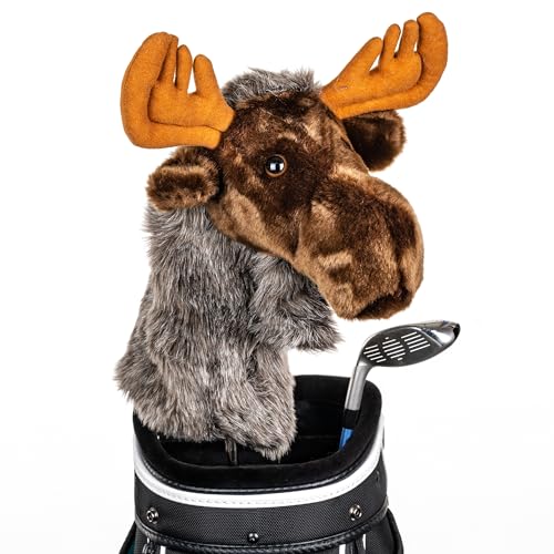 Daphne’s Moose Driver Headcover | Premium Driver Headcovers | Funny Golf Club Covers | Stylish Protection for Your Clubs | Men's Golf Gear | Driver Headcover for Men and Women