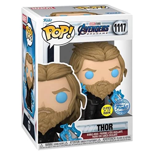 Funko Pop Marvel End Game #1117 Thor with Thunder Vinyl Figure Chalice Collectibles Exclusive