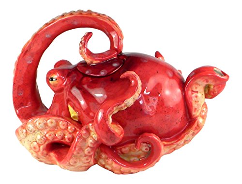 Blue Sky Clayworks Octopus Shaped Ceramic Teapot