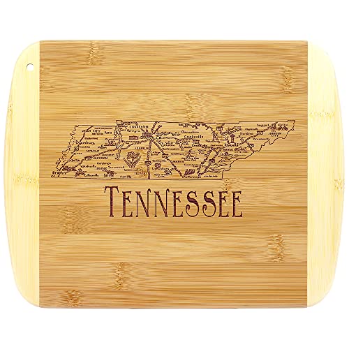 Totally Bamboo A Slice of Life Tennessee State Serving and Cutting Board, 11' x 8.75'