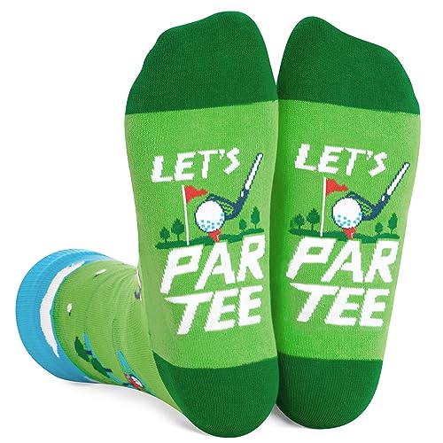Zmart Cool Golf Golfing Gifts For Golfers Golf Players Teen Him Dad Couple, Funny Novelty Golf Golfing Presents Socks For Men Women Unique Stocking Stuffers