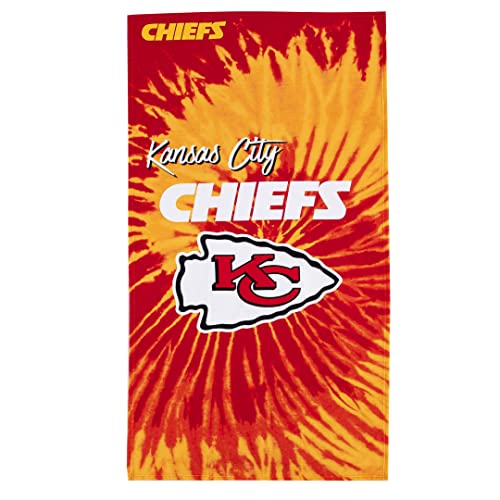 Northwest The Company NFL Kansas City Chiefs Beach Towel, 30' x 60', Psychedelic