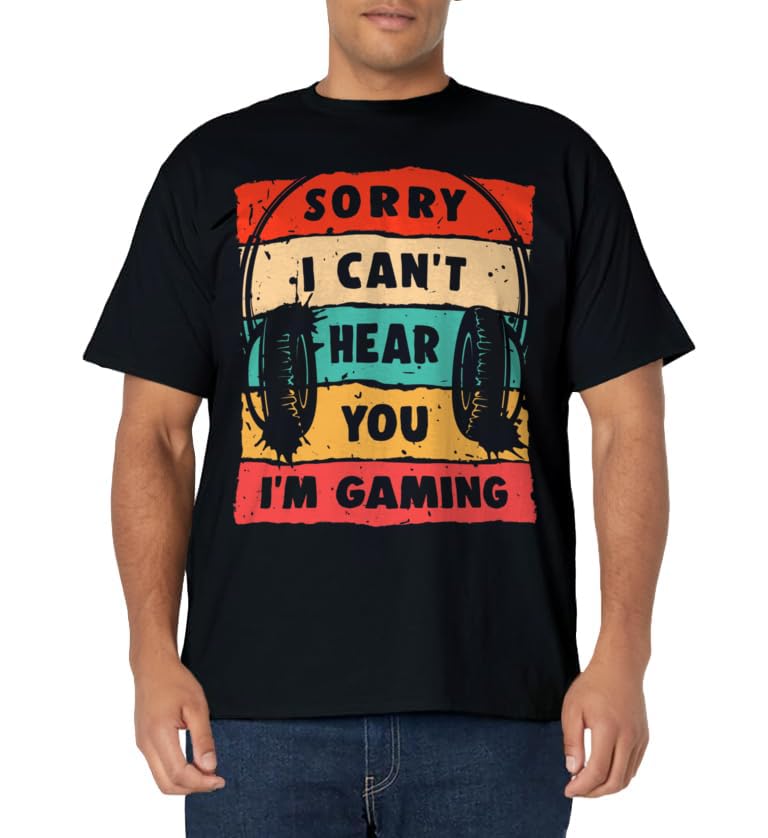 Funny Gamer Shirt for Teens Boys Men Video Gaming T-Shirt